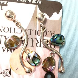 920 Peruvian sterling silver with natural stone